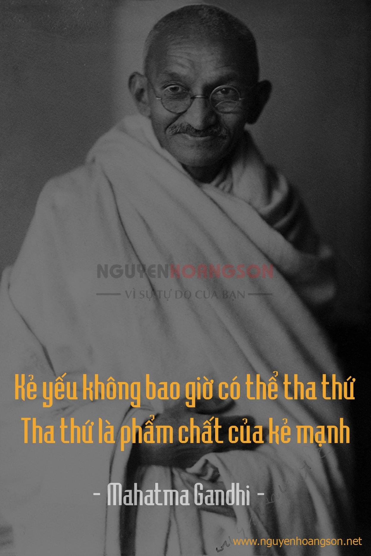 Mahatma Gandhi - Tha thứ