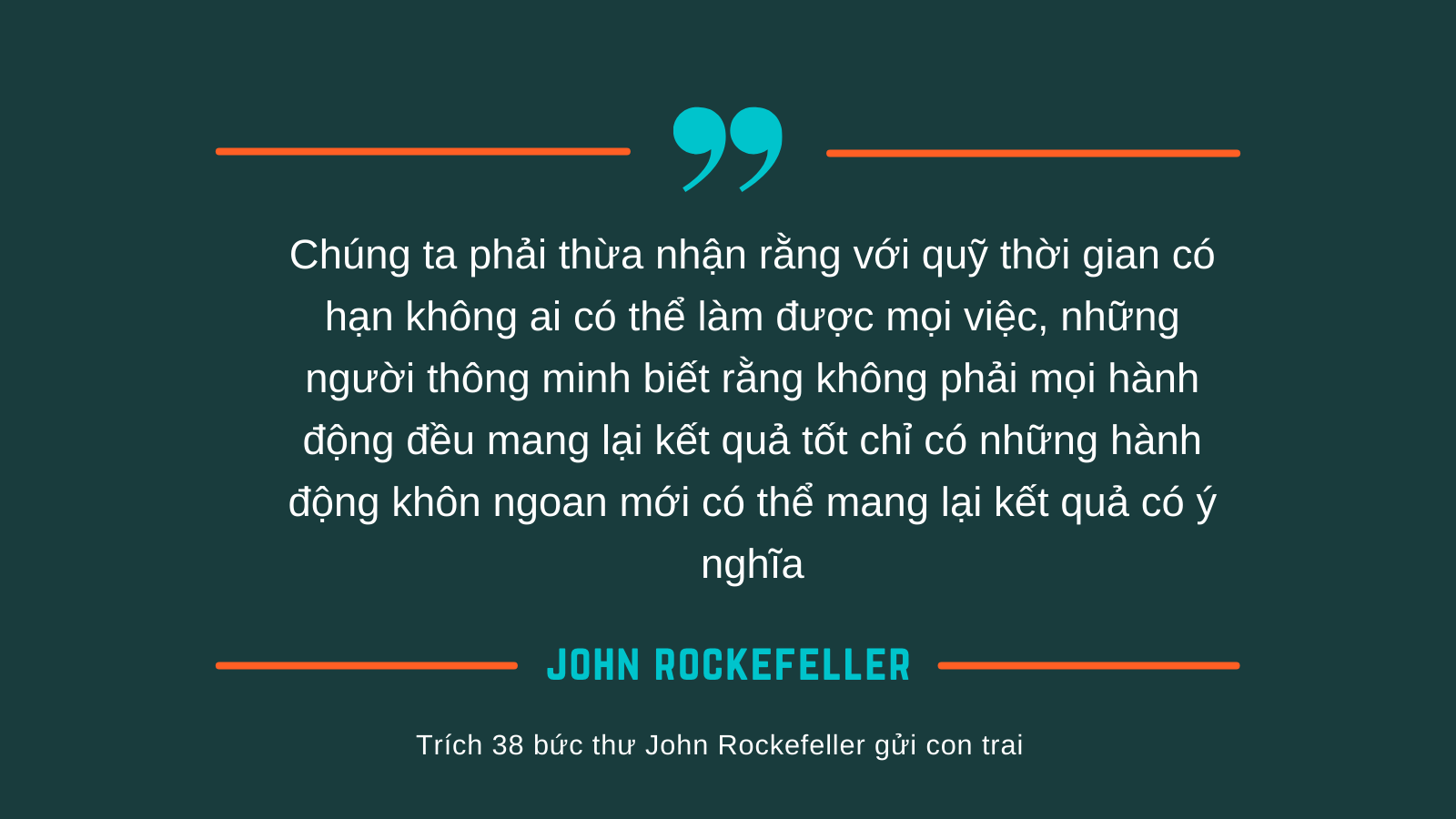 38 buc thu John Rockefeller gui con trai